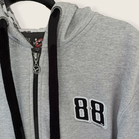 Chase Authentic NASCAR #88 Dale Jr Zip Jacket L Large Women’s Hoodie - Picture 9 of 9